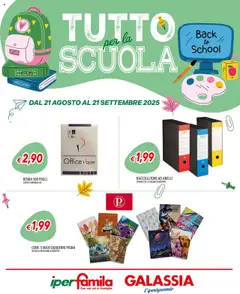 Anteprima dell'opuscolo Volantino Scuola dal negozio Famila valido da 21/08/2025
