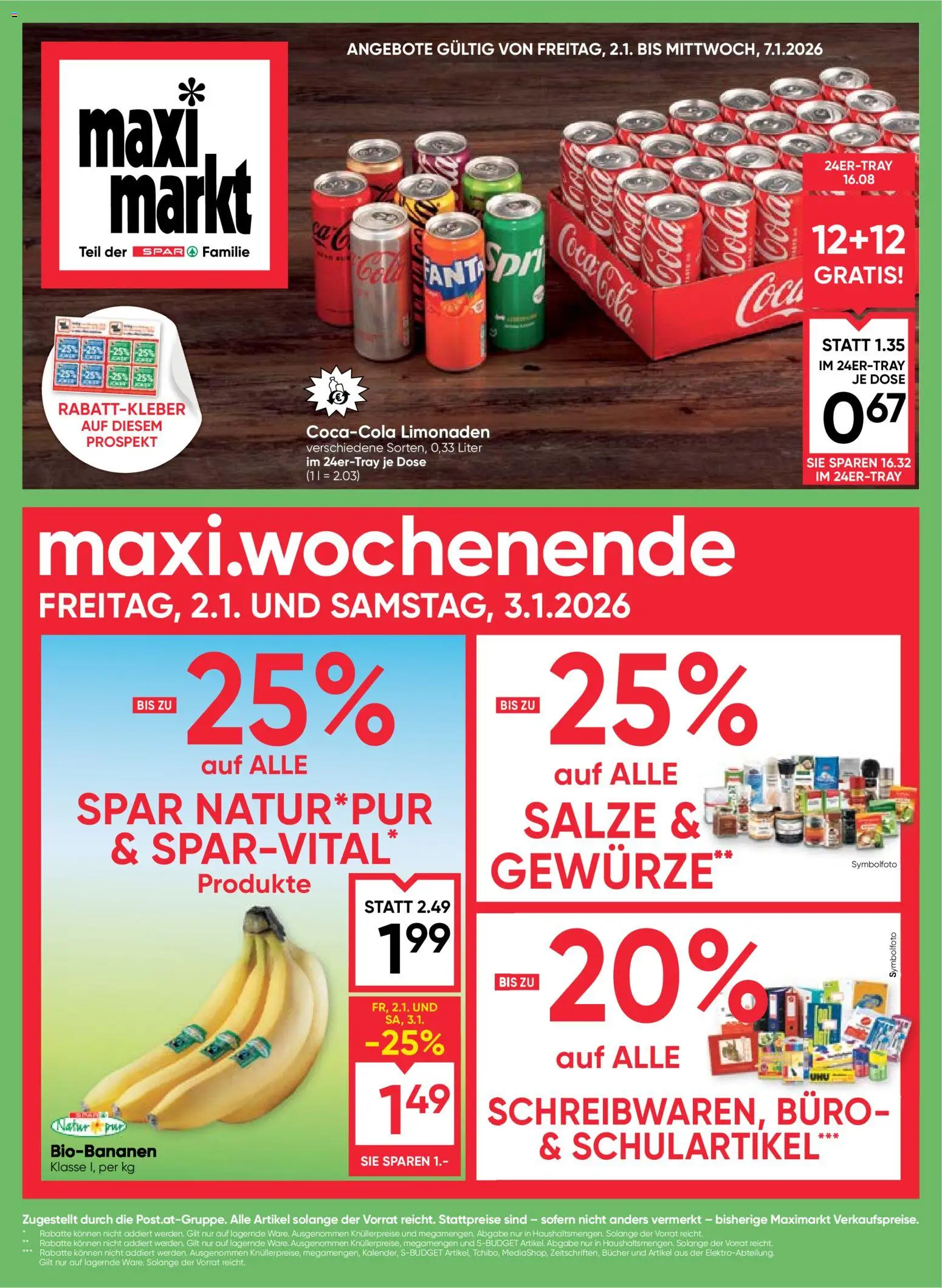 Vorschau der Angebote: Maximarkt Flugblatt gültig ab 02.01.2026