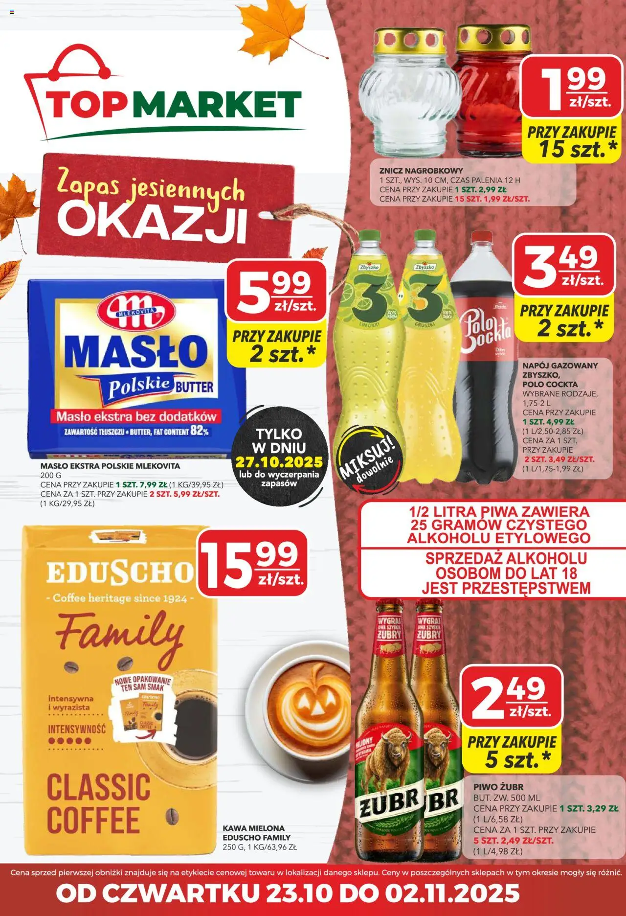 Pogląd gazetki "Gazetka mini" ze sklepu Top Market ważnej od 23.10.2025