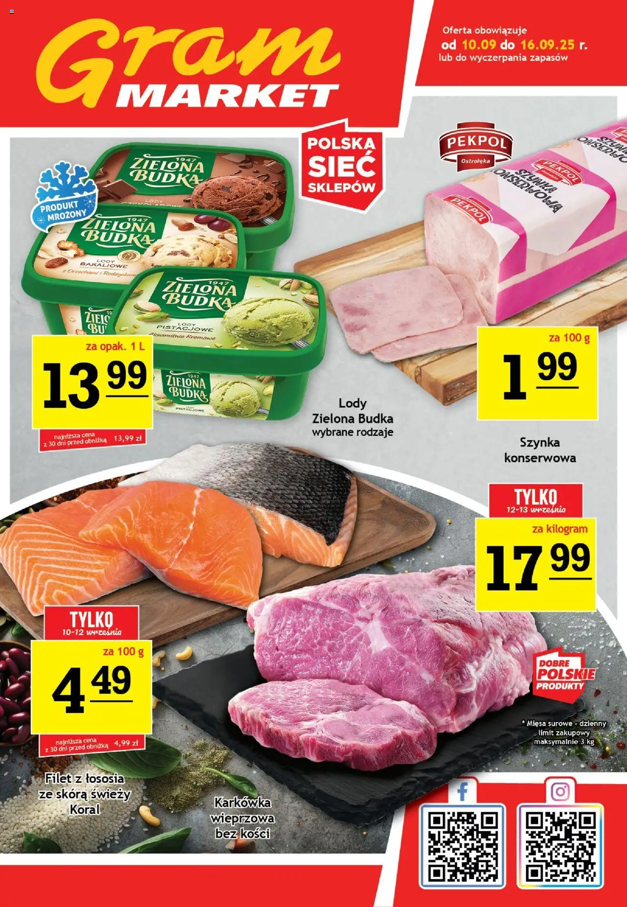 Gram Market Gazetka od 10.09.2025 - Nowa Gazetka - Numer strony 1
