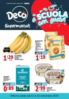 Anteprima dell'opuscolo Volantino Supermercati - Napoli dal negozio Decò valido da 12/09/2025