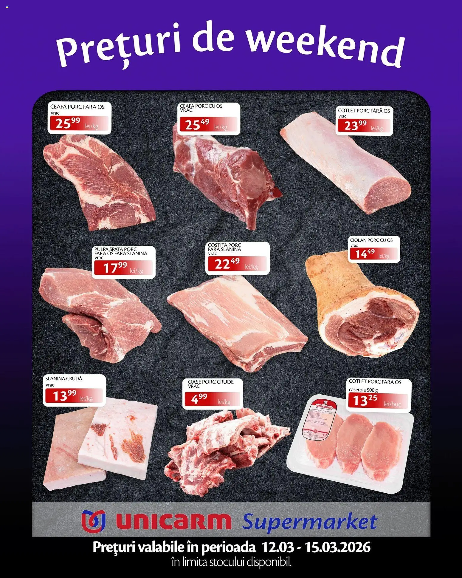 Previzualizarea de cataloage: Unicarm Unicarm Catalog Prețuri de weekend valabil de la 12.03.2026