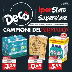 Anteprima dell'opuscolo Volantino iperStore, Superstore - Sicilia dal negozio Decò valido da 23/01/2026