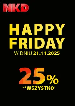 Pogląd gazetki "Black Friday awizo" ze sklepu NKD ważnej od 19.11.2025