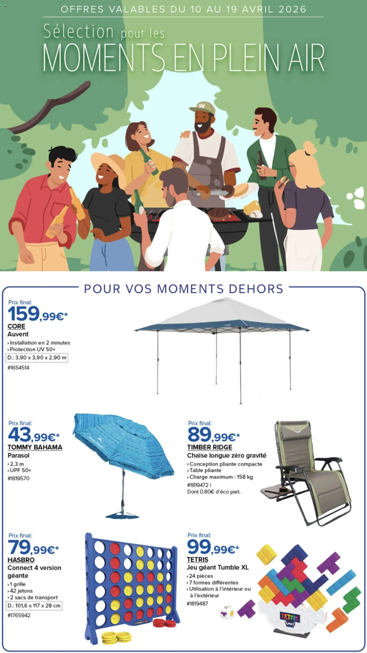 Prévisualisation de Costco Sélection pour les moments en plein air du magasin Costco formulaire valide 10/04/2026