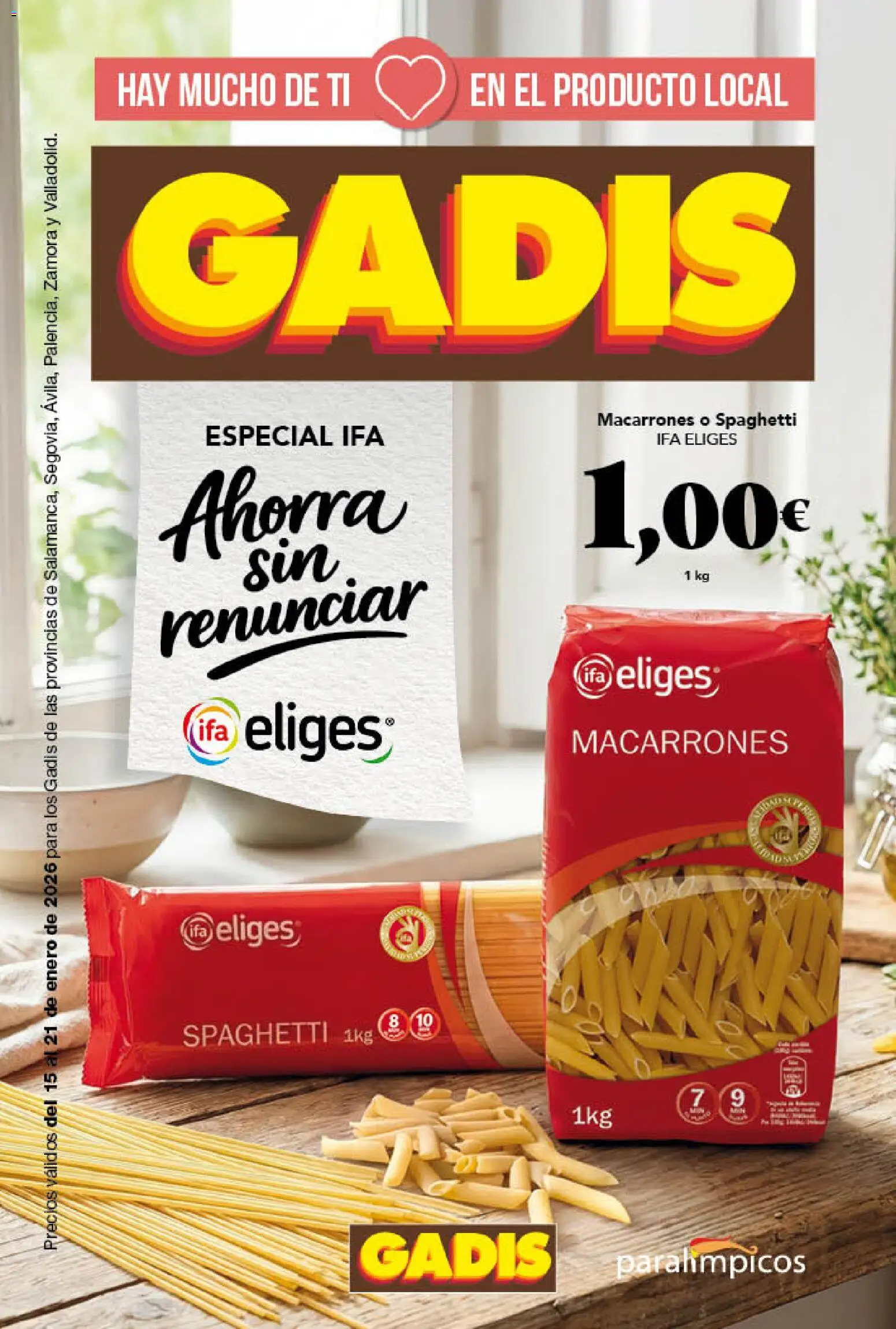 Vista previa del folleto de la tienda Gadis válido desde el 15/01/2026 