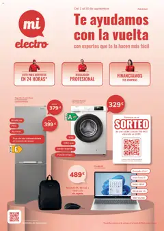Vista previa del folleto de la tienda Mi Electro válido desde el 01/09/2025 