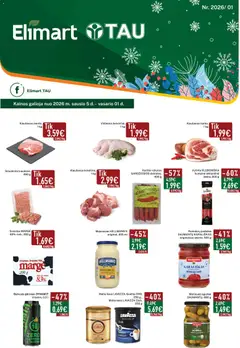 Elimart - TAU parduotuvės leidinio Leidinys galiojančio nuo 2026.01.05 peržiūra