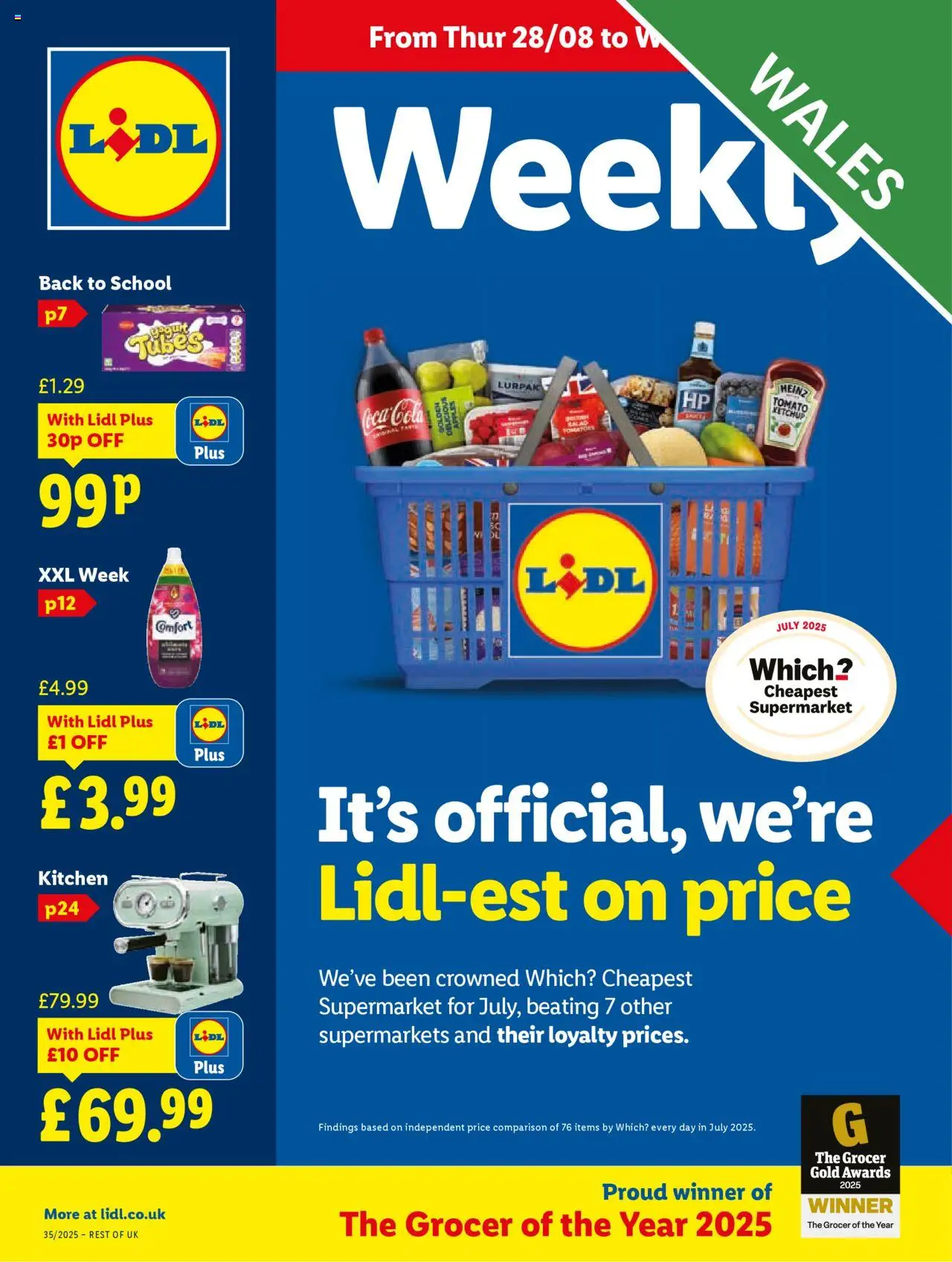 Lidl shop Lidl Weekly Wales valid from 28/08/2025 - Page number 1