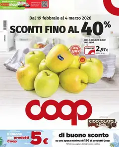 Anteprima dell'opuscolo Volantino Genova dal negozio COOP valido da 19/02/2026