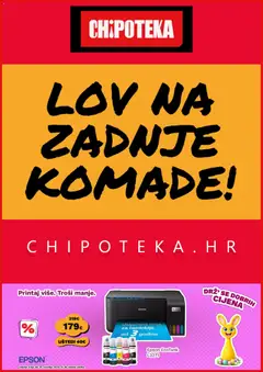 Pregled letka Chipoteka Katalog trgovine Chipoteka vrijedi od 01.04.2026
