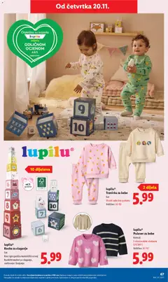 Pregled letka Katalog trgovine Lidl vrijedi od 17.11.2025 | Stranica: 67