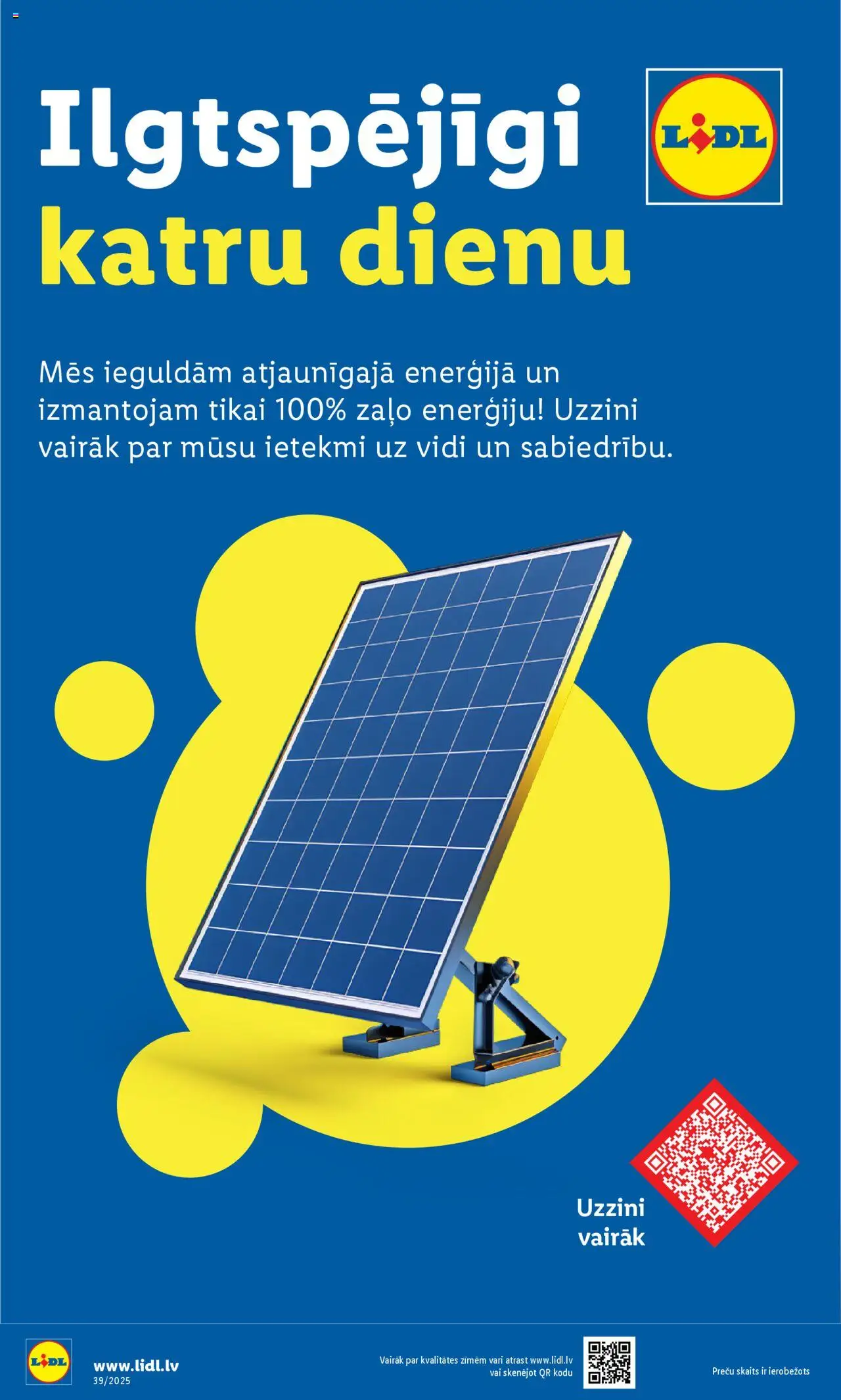 Skatīt Lidl akciju bukletu, derīgs no 2025.09.22