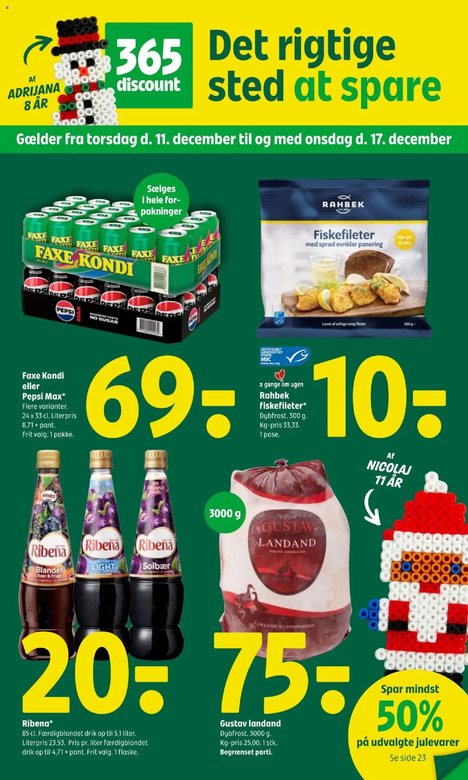 Eksempel på tilbudsavis Tilbudsavis fra butik Coop 365 gyldig fra 11/12/2025
