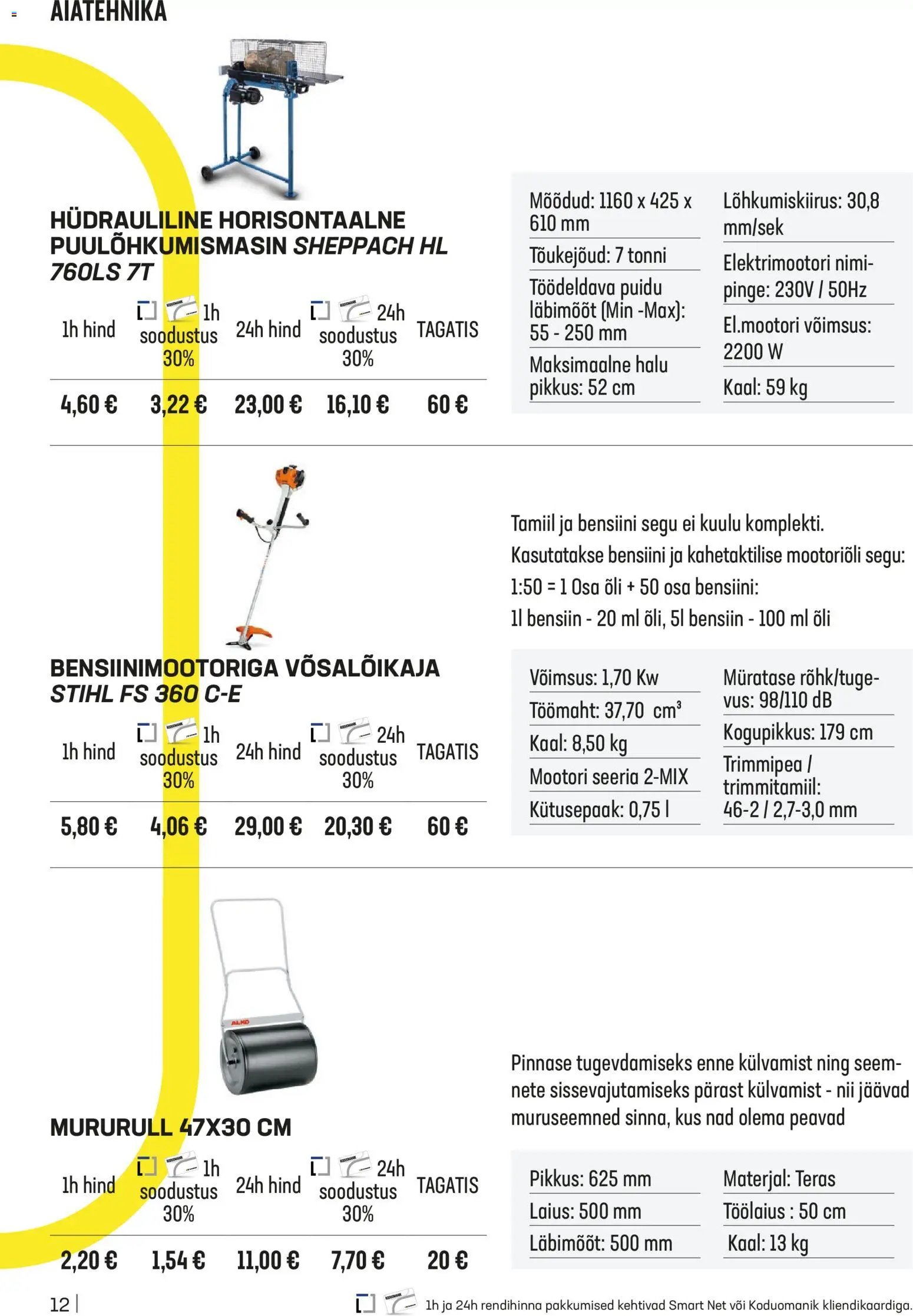 K-Rauta kliendilehe eelvaade alates 2025.12.01