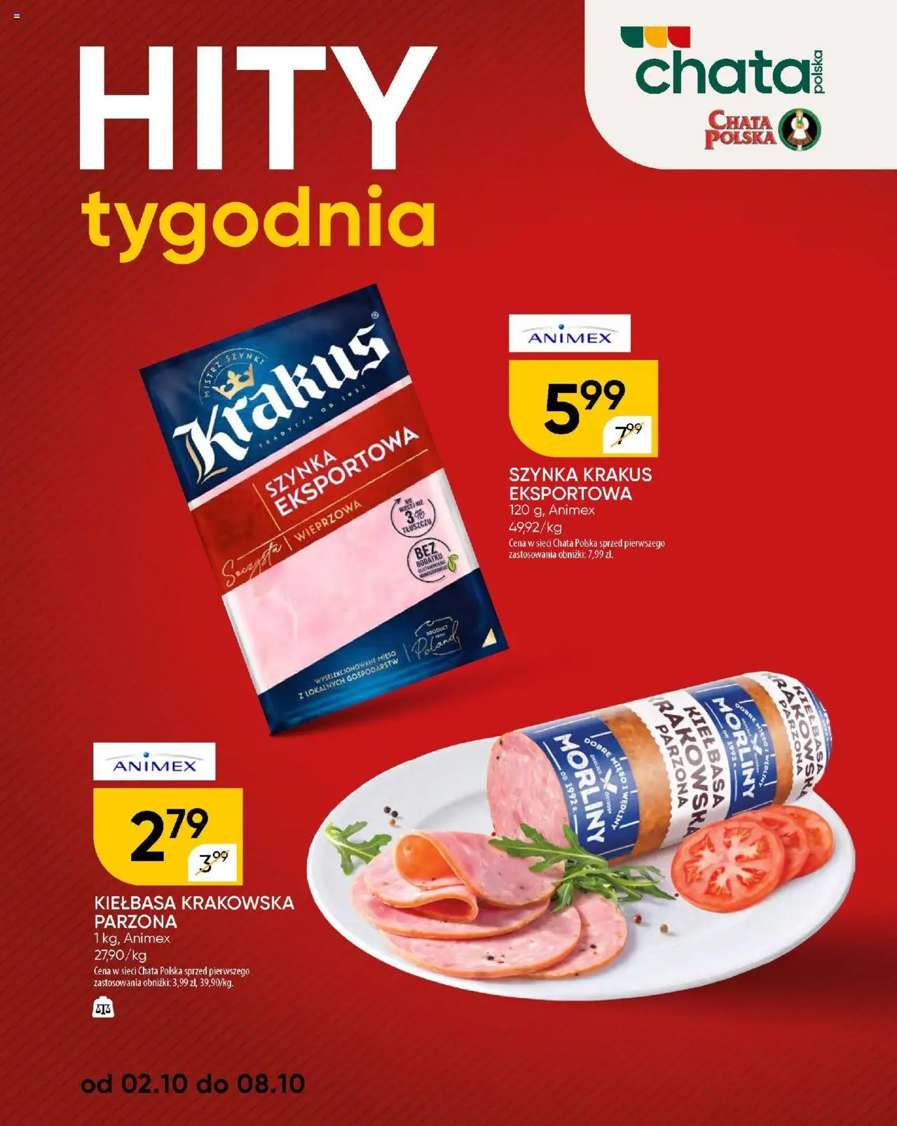 Chata Polska Gazetka od 02.10.2025 - Nowa Gazetka - Numer strony 1