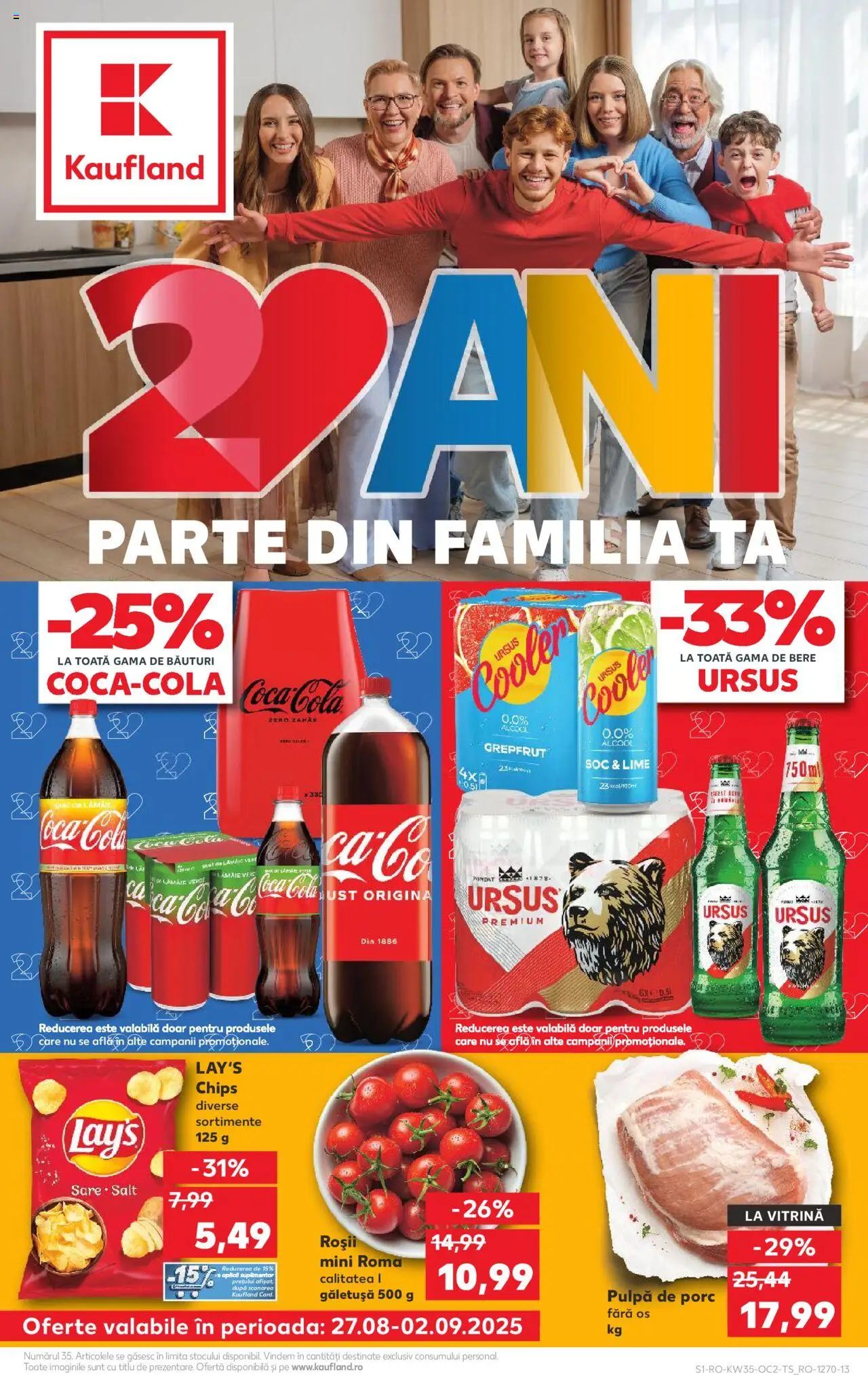 Kaufland RO aktuális szórólap, érvényes 2025.08.27.-től - 1 oldal