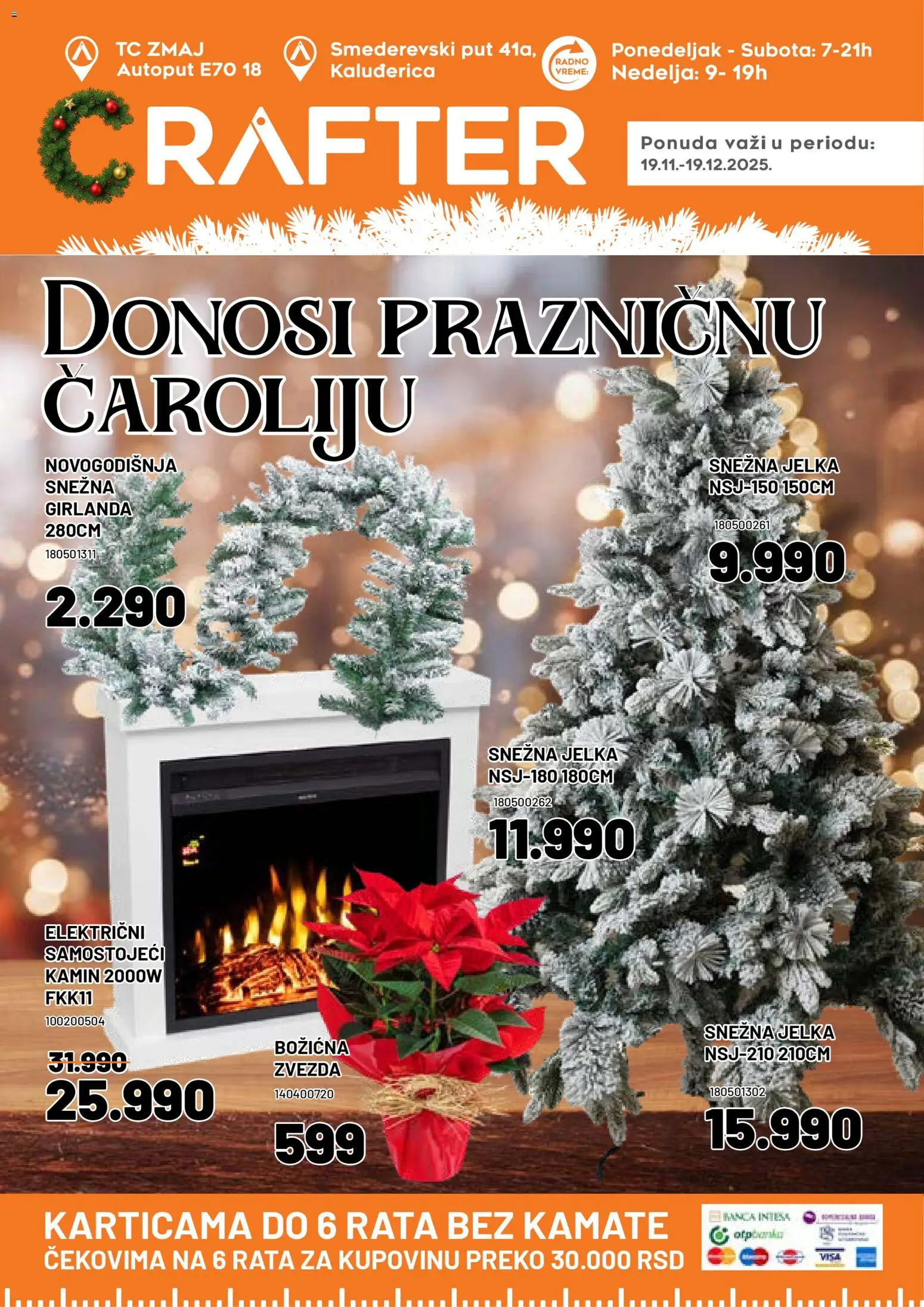 Pregled Crafter kataloga - važi od 19.11.2025