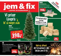 Eksempel på tilbudsavis Tilbudsavis fra butik Jem & fix gyldig fra 14/12/2025