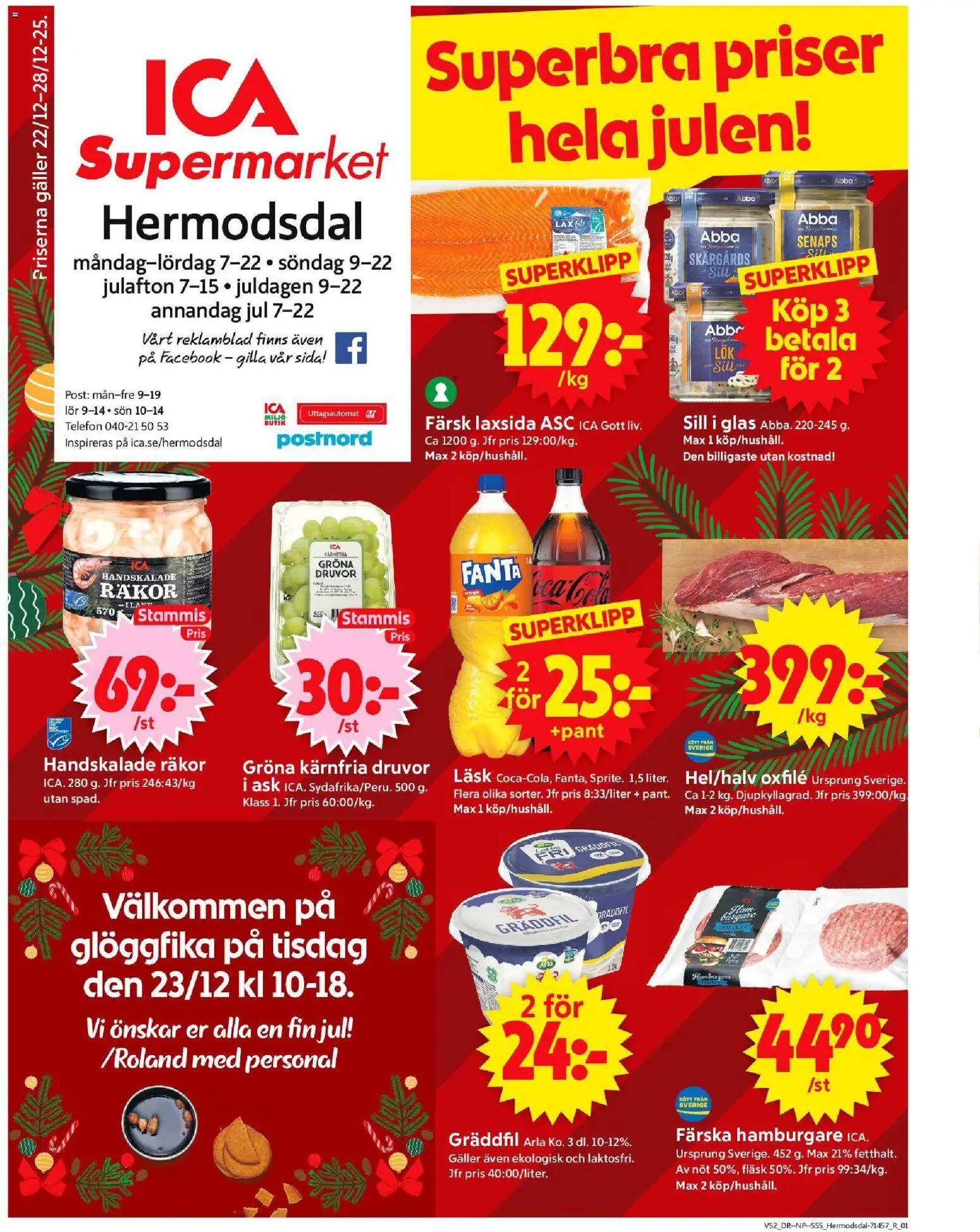 Förhandsgranska reklamblad Malmö från butik ICA Supermarket gäller från 22/12/2025