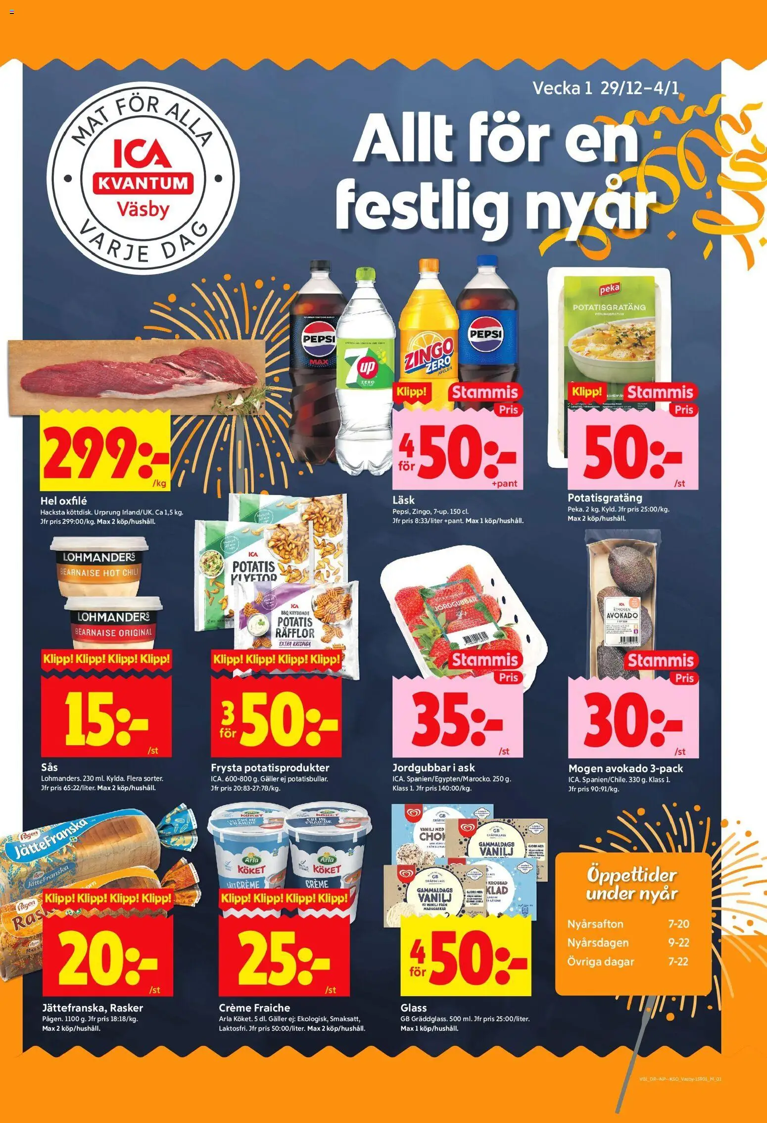 Förhandsgranska reklamblad Upplands Väsby från butik ICA Kvantum gäller från 30/12/2025