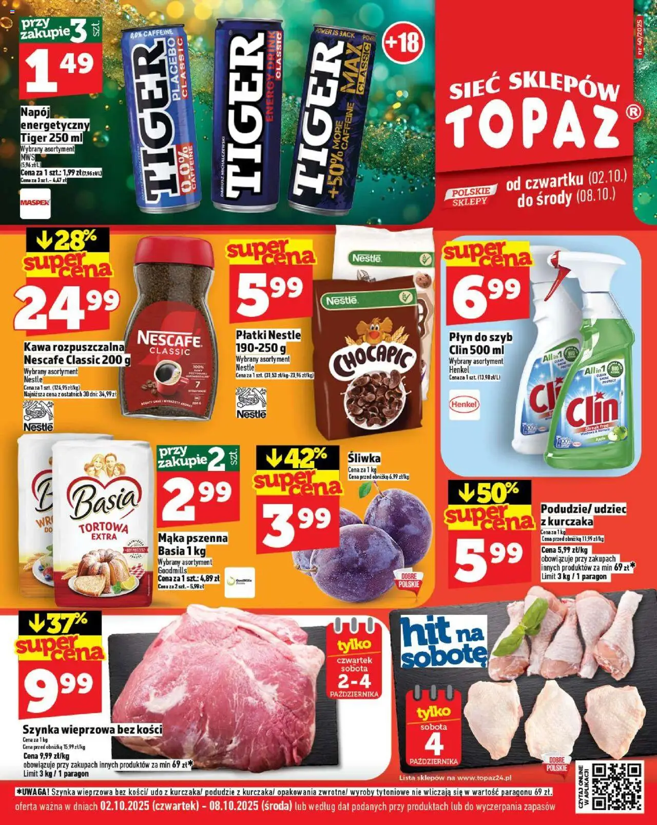 Topaz Gazetka od 02.10.2025 - Nowa Gazetka - Numer strony 1