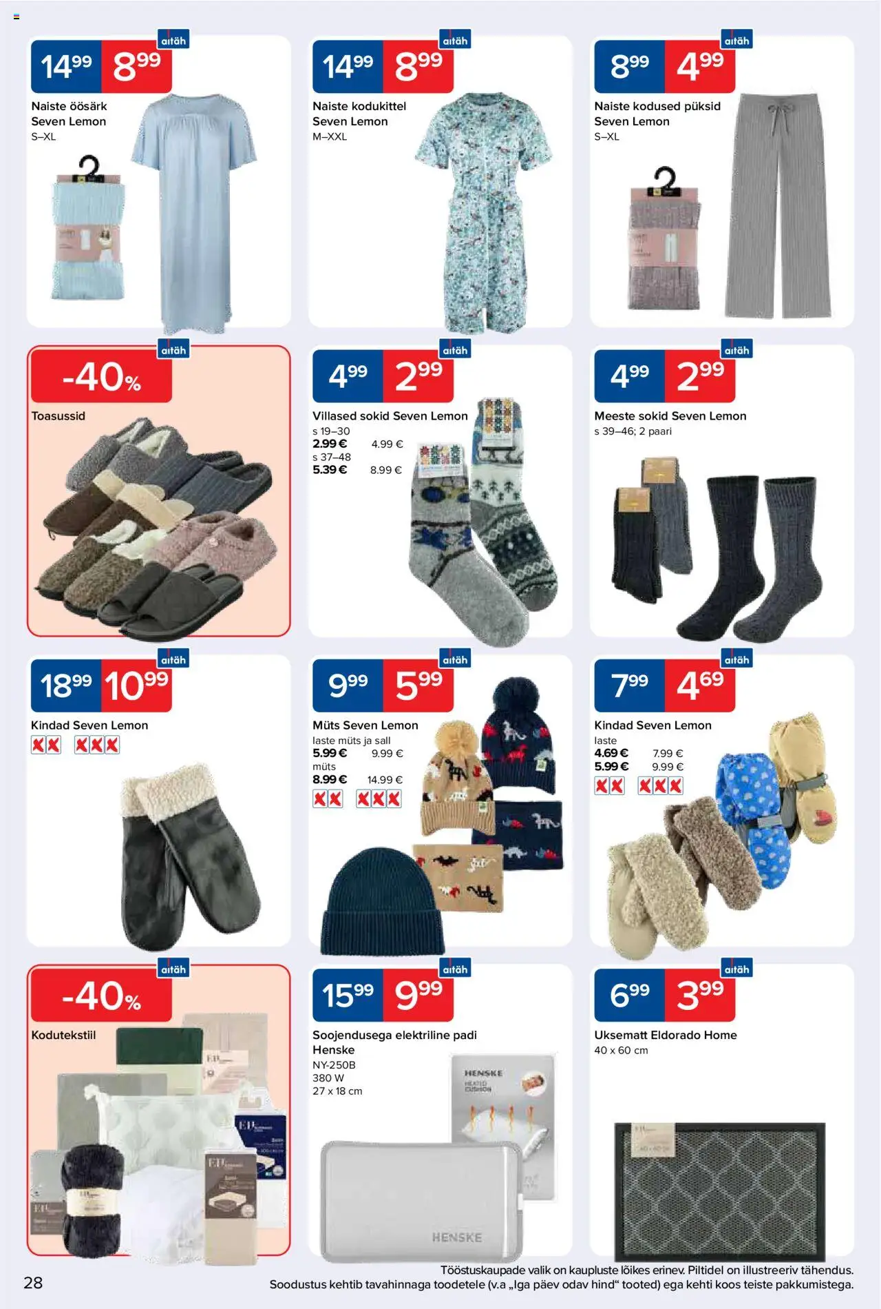 Maxima kliendilehe eelvaade alates 2025.10.14