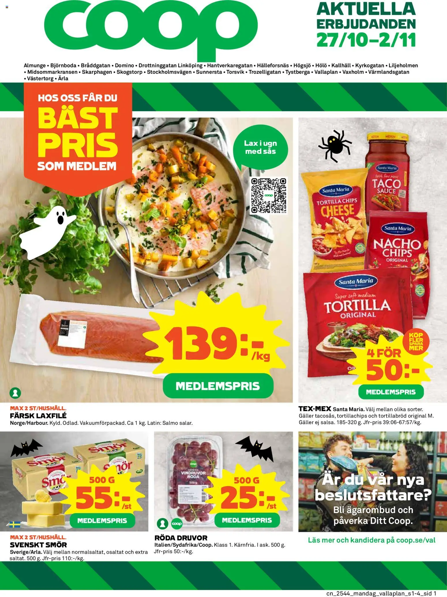 Almunge är giltig 27/10 2025 > Veckans Erbjudanden gäller från 27/10/2025 till 02/11/2025 sidnummer 1