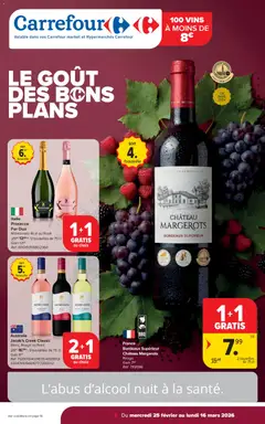 Voorbeeld van Brochure Vins van winkel Carrefour market geldig vanaf 25/02/2026