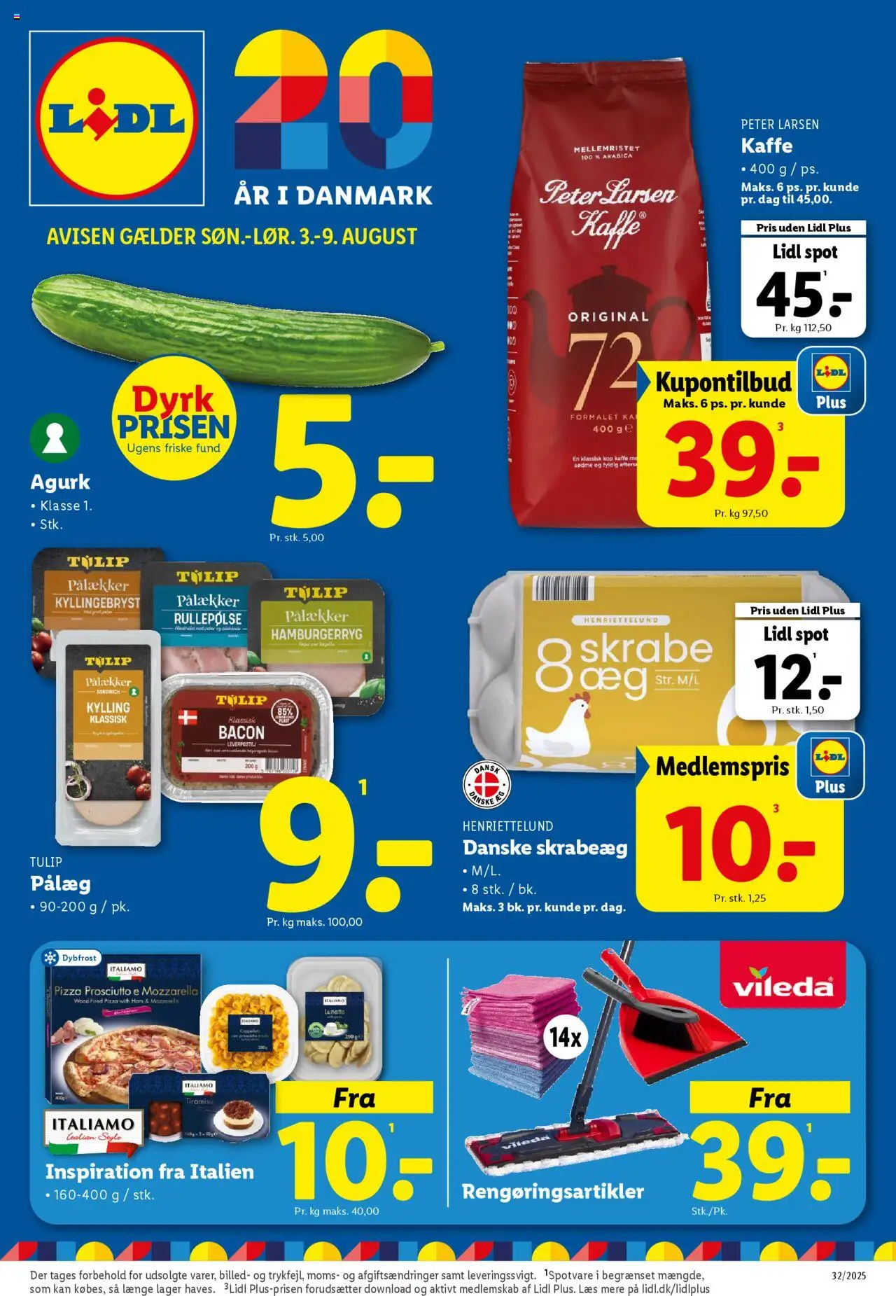 Lidl tilbudsavis gyldig fra 03/08/2025 - side 1