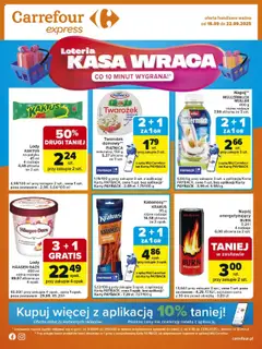 Pogląd gazetki "Express" ze sklepu Carrefour ważnej od 16.09.2025