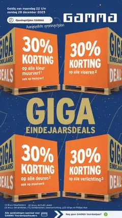 Voorbeeld van Folder van winkel GAMMA geldig vanaf 22-12-2025