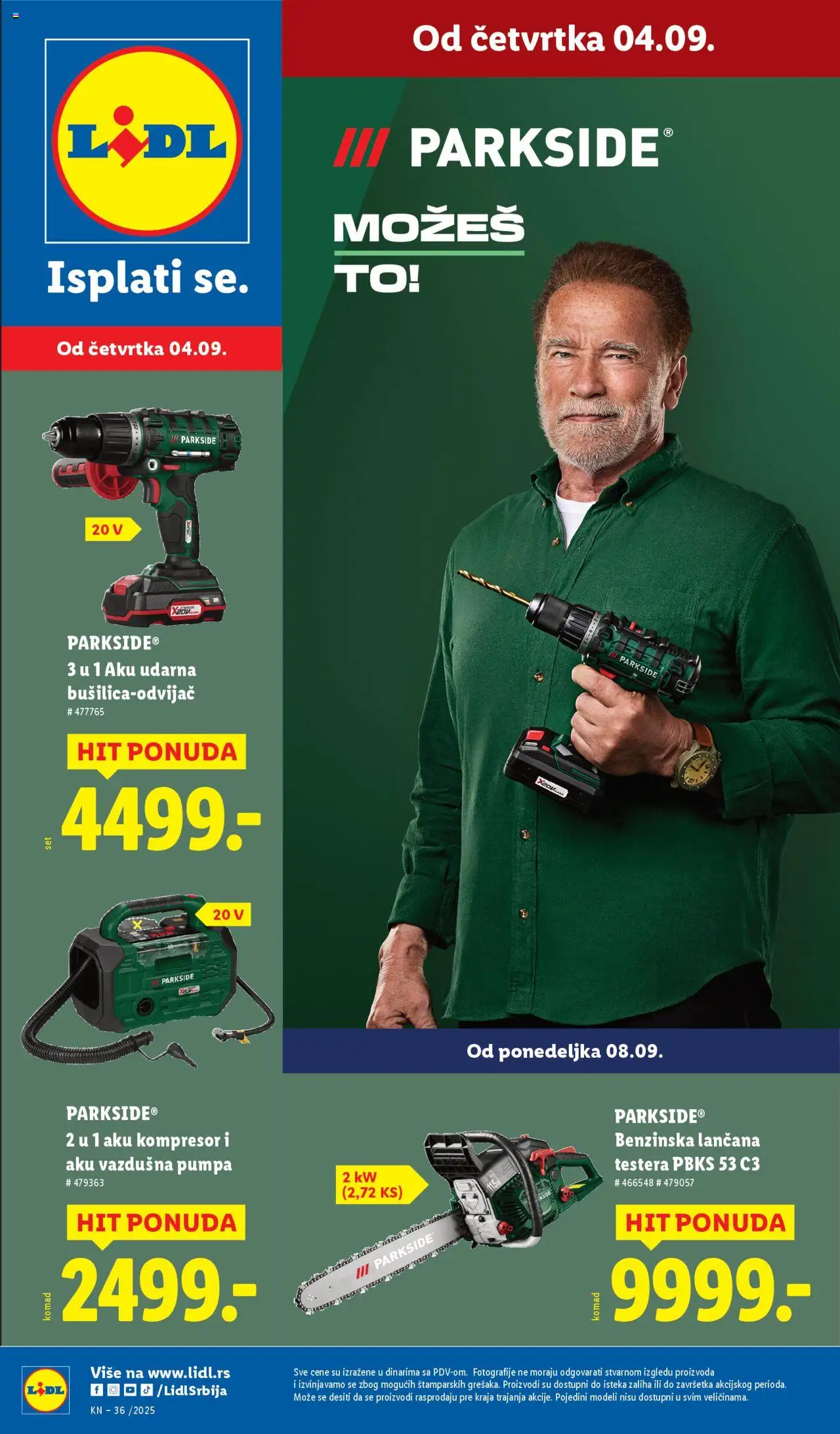 Lidl katalog važi od 04.09.2025 - stranica 1