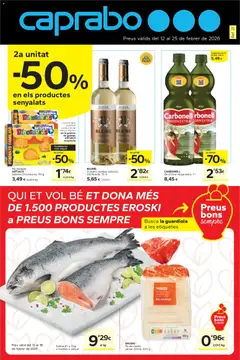 Vista previa del folleto de la tienda Caprabo válido desde el 12/02/2026 