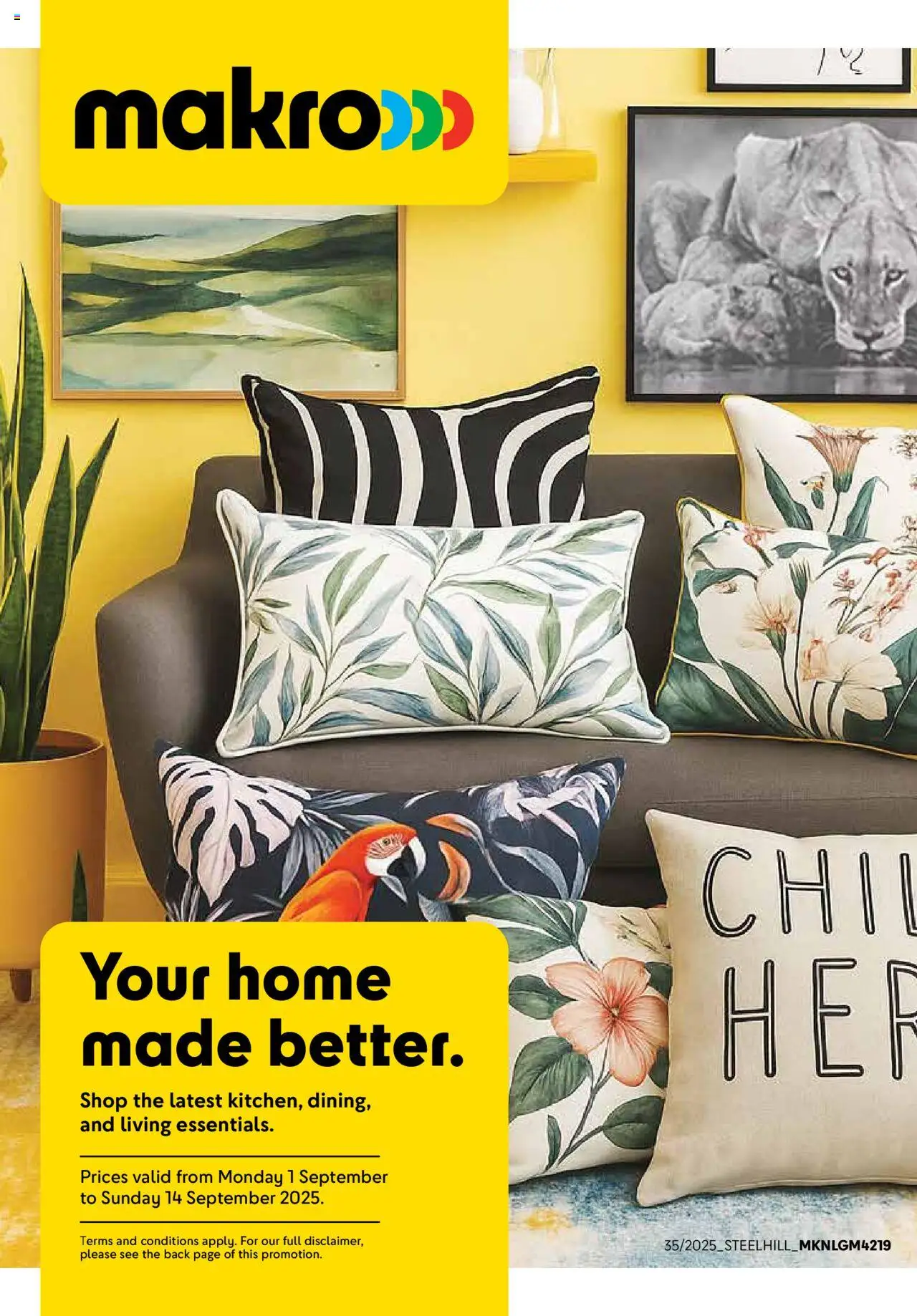 Makro Homewares & Patio from 01/09 - 14/09/2025 > Promotions