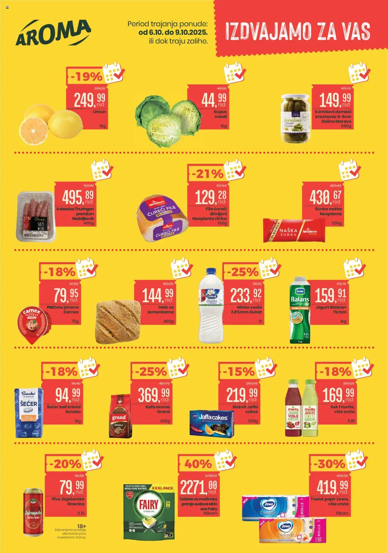 Aroma Market katalog važi od 06.10.2025 - stranica 1