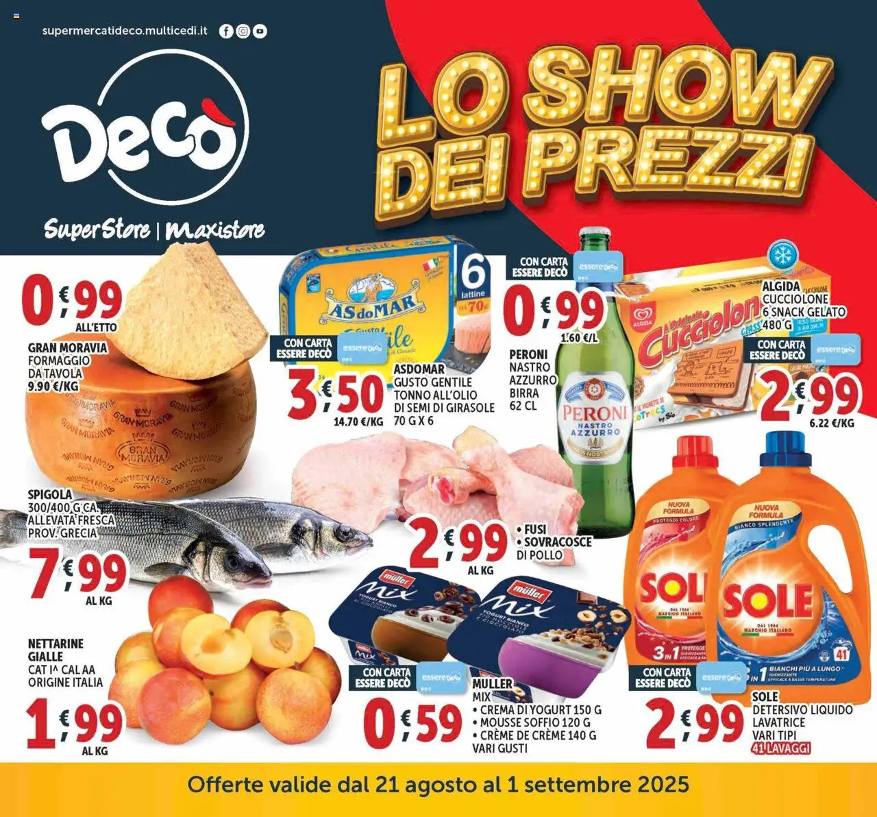 Volantino Decò valido da 21/08/2025 numero di pagina 1