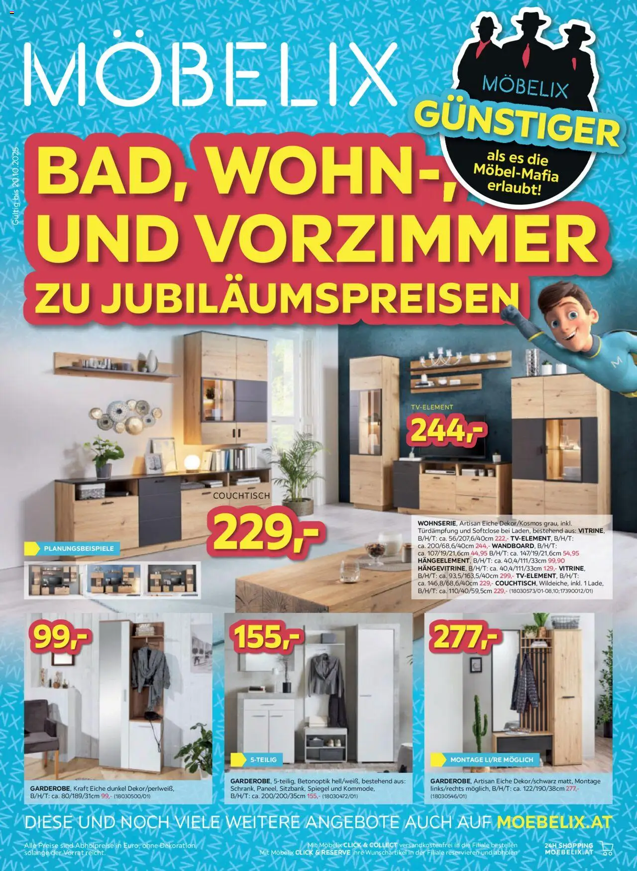  Möbelix Bad, Wohn und Vorzimmer ab (14.10.2025 - 20.10.2025) - Seite 1