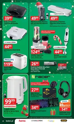 Pogląd gazetki "Gazetka" ze sklepu E.Leclerc ważnej od 25.11.2025 | Strona: 28