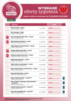 Pogląd gazetki "Wybrane oferty tygodnia w dostawie" ze sklepu Makro ważnej od 21.02.2026
