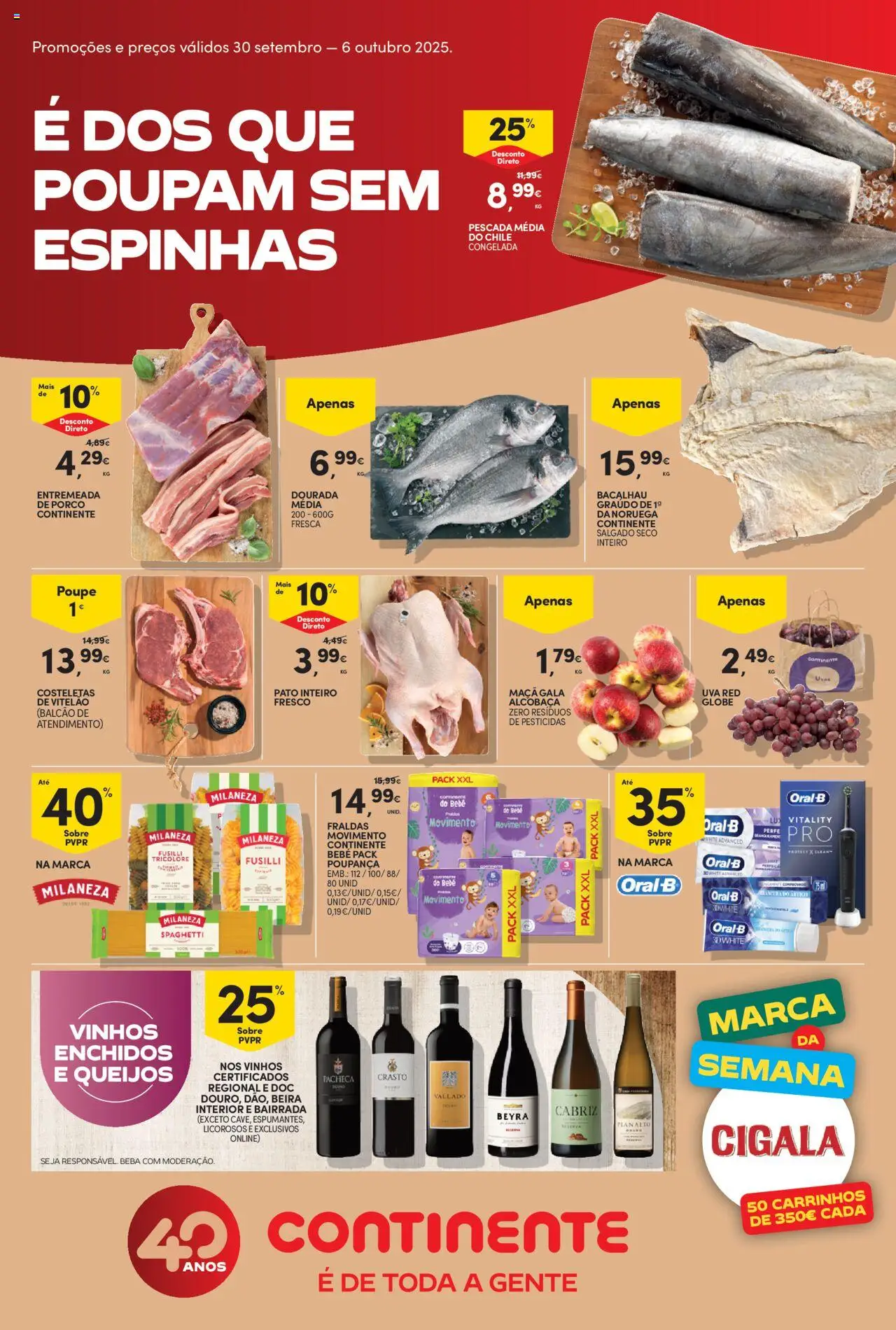 Continente Folheto de 30/09/2025 - catálogo esta semana - página 1