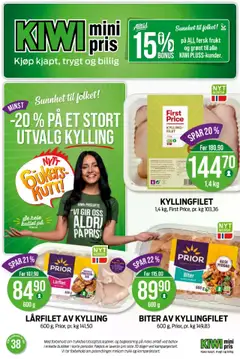 Forhåndsvis Kundeavis fra butikk Kiwi gyldig fra 15/09/2025