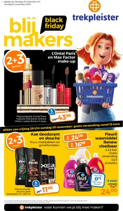 Voorbeeld van Black Friday van winkel Trekpleister geldig vanaf 25-11-2025