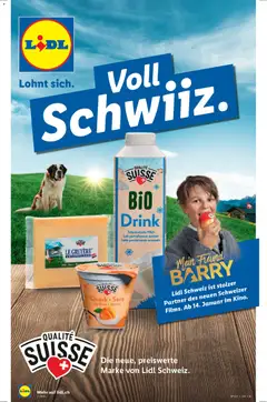 Vorschau des Merkblatts Aktionen Qualité Suisse vom Shop Lidl gültig von 08.01.2026 bis 14.01.2026