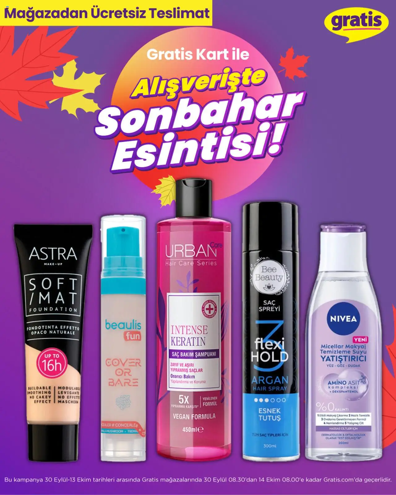 Gratis Sonbahar Esintisi (30 Eylül 2025 - 13 Ekim 2025) - Sayfa numarası 1 - Makyaj