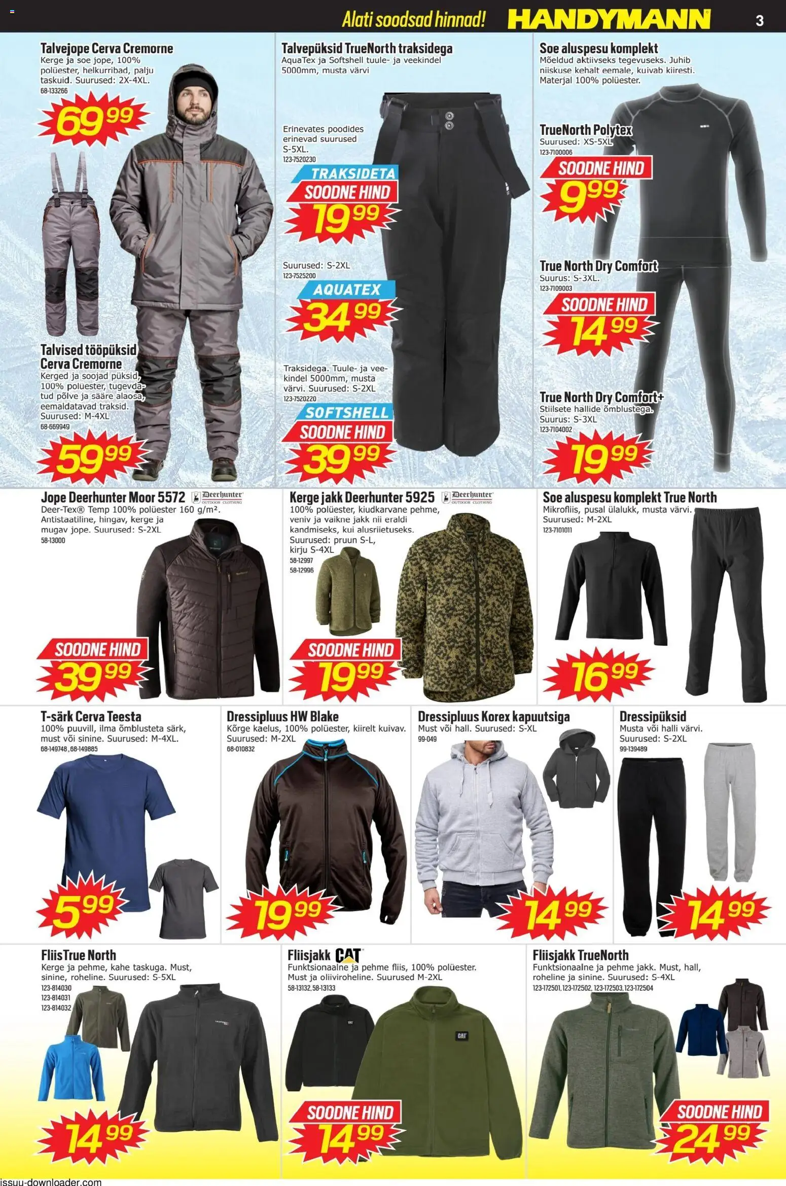 Handymann kliendilehe eelvaade alates 2026.01.03