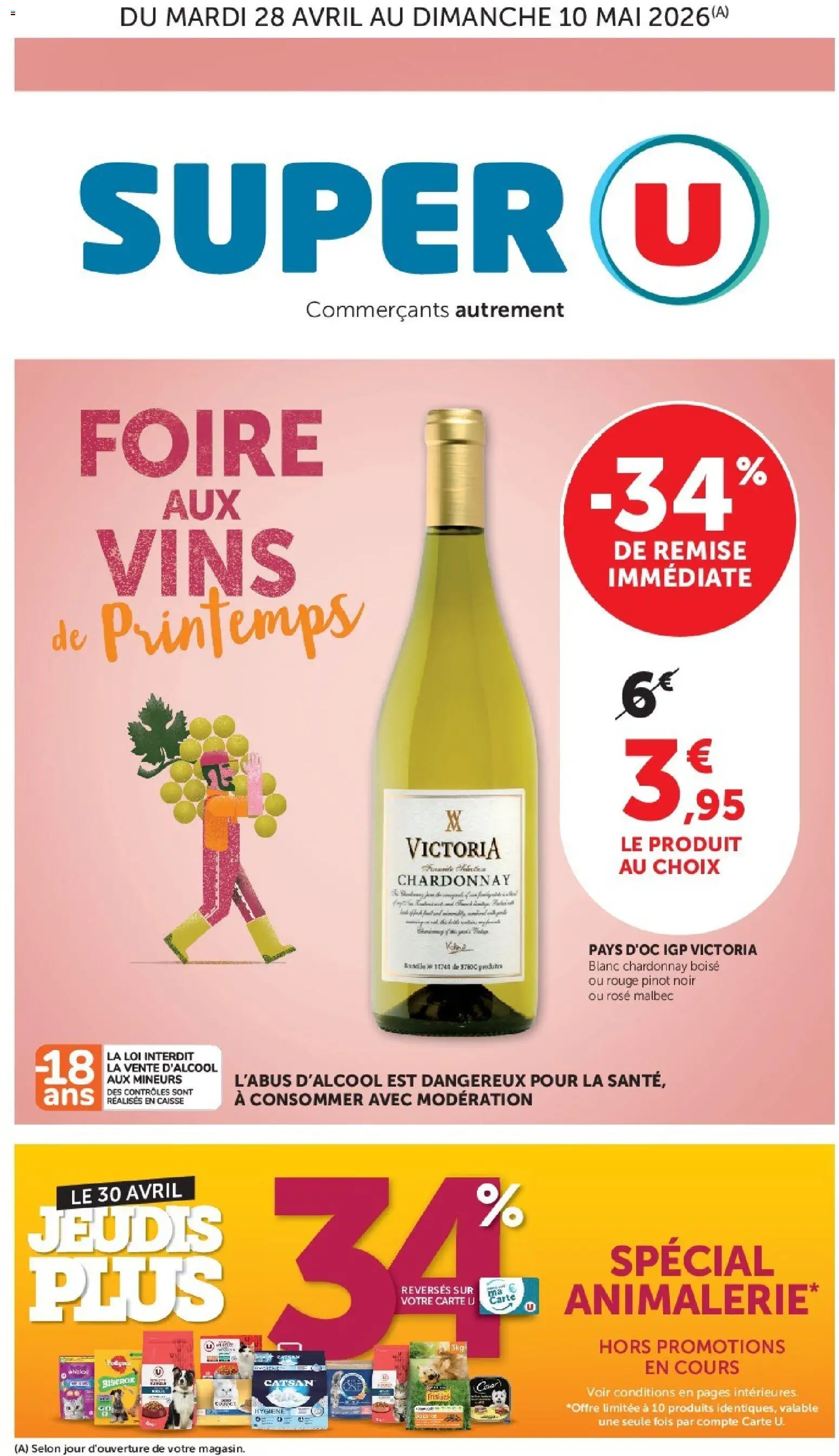 Prévisualisation de Super U - Les prix bas de la semaine du magasin Super U formulaire valide 28/04/2026