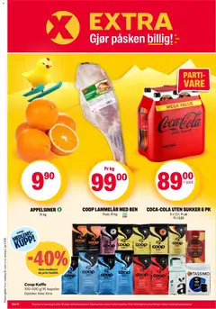 Forhåndsvis Coop Extra kundeavis fra butikk Coop Extra gyldig fra 30/03/2026