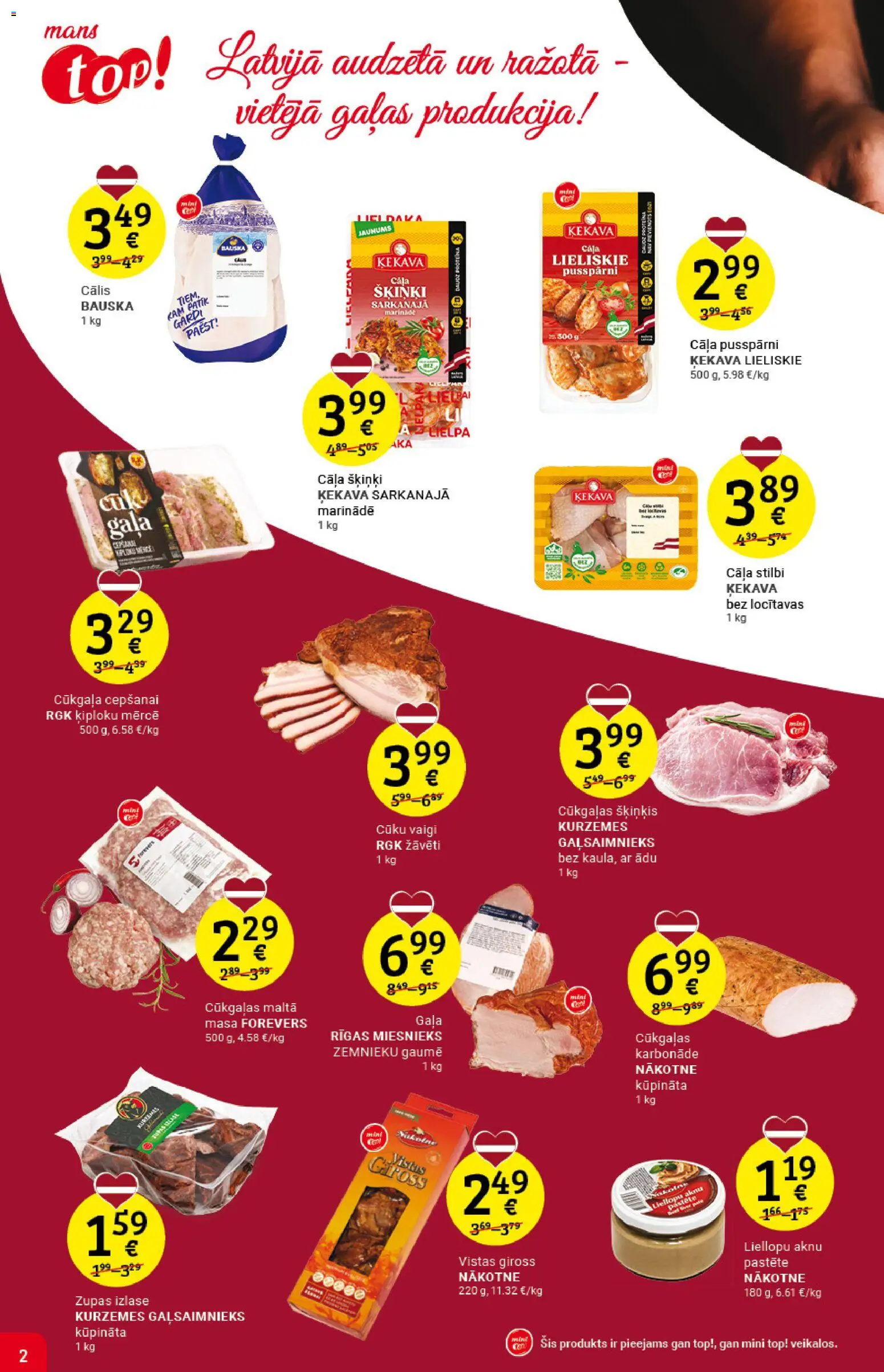 Skatīt Top! akciju bukletu, derīgs no 2026.01.07