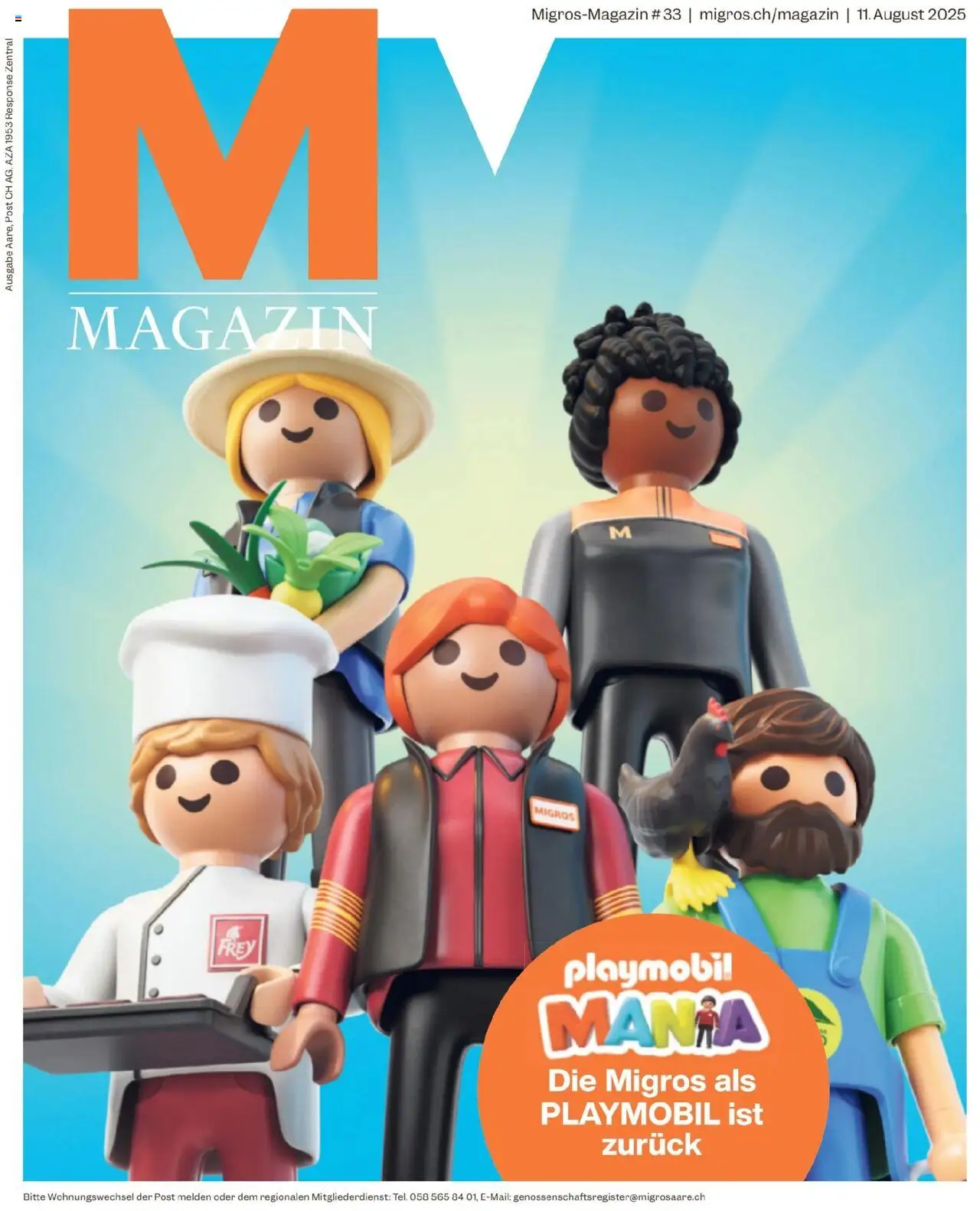 Migros Magazin ab 12.08.2025 - Seitennummer 1